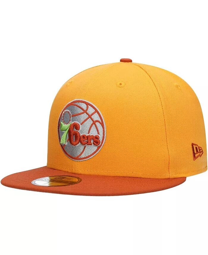 Мужская золотистая, ржавчина Philadelphia 76ers 59FIFTY приталенная кепка New Era, золотой
Мужская золотистая, ржавчина Philadelphia 76ers 59FIFTY приталенная кепка New Era, золотой