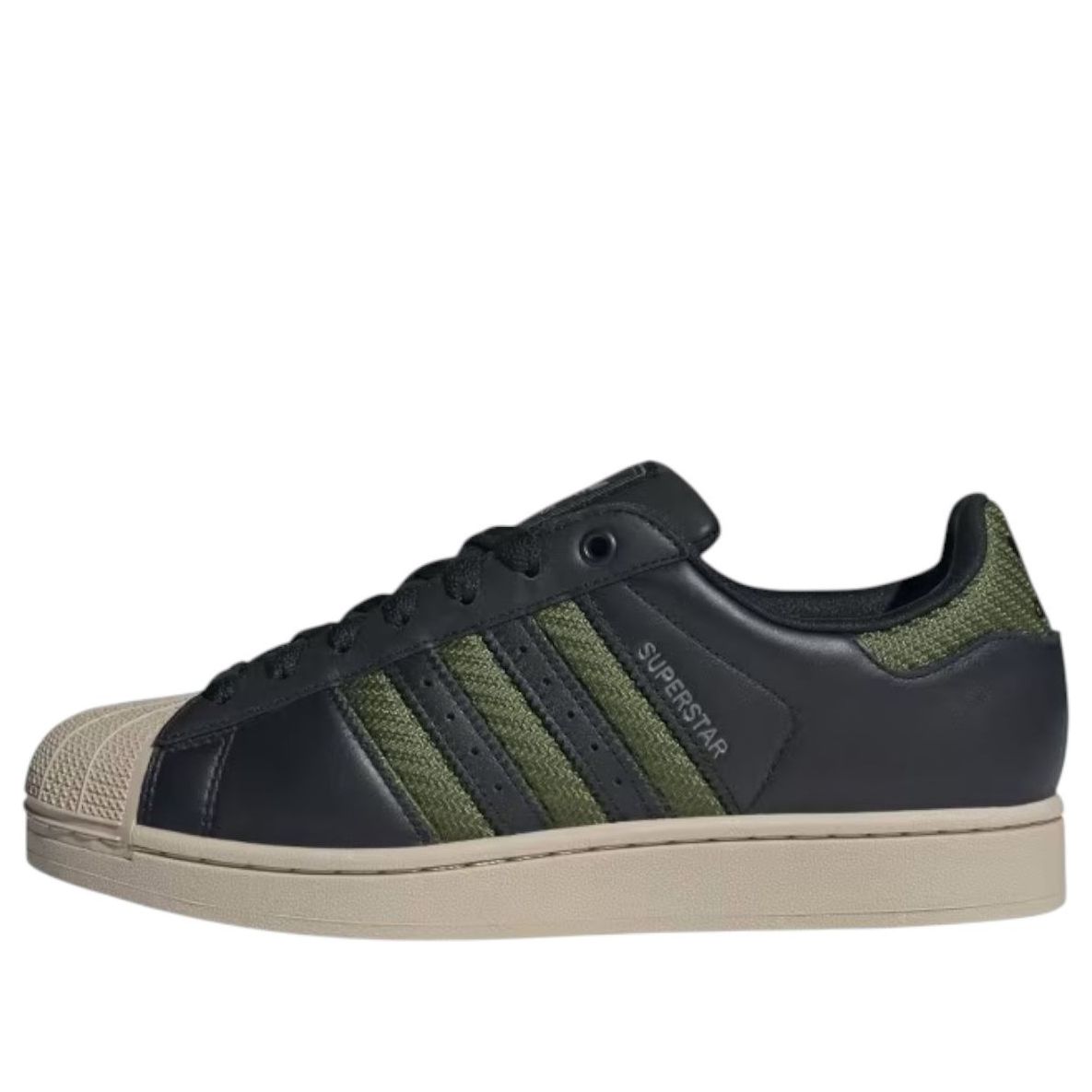 Adidas Superstar II 'Black Tech Olive Wonder Beige'
Adidas Superstar II 'Black Tech Olive Wonder Beige'