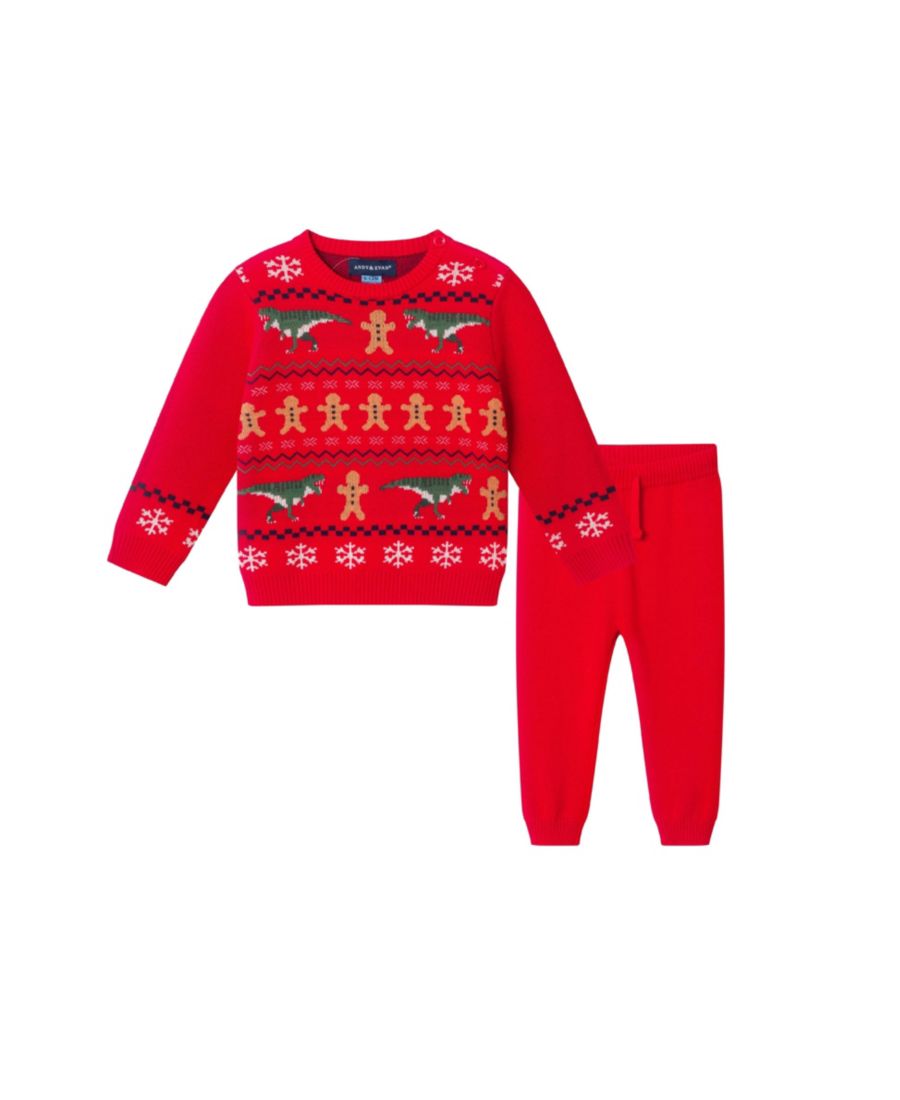 Детский свитер для мальчика в стиле Фэр-Айл с праздничным рисунком Andy & Evan, Red polo
Детский свитер для мальчика в стиле Фэр-Айл с праздничным рисунком Andy & Evan, Red polo