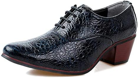 Мужские туфли оксфорды с эффектом искусственной кожи на массивном каблуке, с шнуровкой, для вечернего и повседневного ношения, повышающие рост, для танцев Waolsu, черный
Мужские туфли оксфорды с эффектом искусственной кожи на массивном каблуке, с шнуровкой, для вечернего и повседневного ношения, повышающие рост, для танцев Waolsu, черный