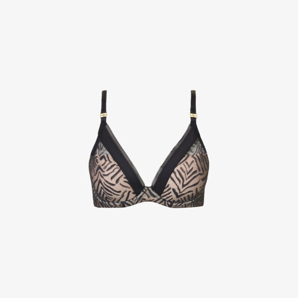 Бюстгальтер-футболка из эластичной сетки с кружевом Graphic Allure Chantelle, черный
Бюстгальтер-футболка из эластичной сетки с кружевом Graphic Allure Chantelle, черный