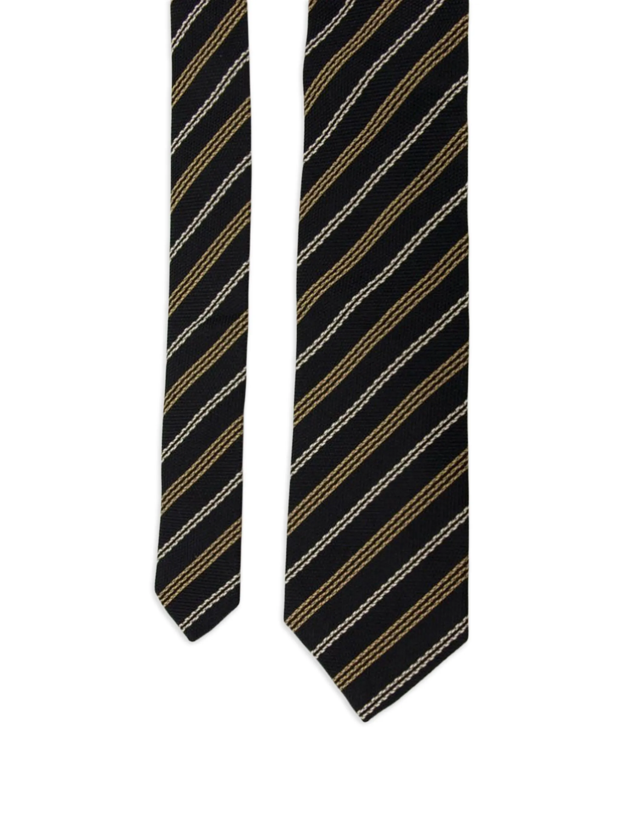 Шелковый галстук в диагональную полоску Brunello Cucinelli, черный
Шелковый галстук в диагональную полоску Brunello Cucinelli, черный