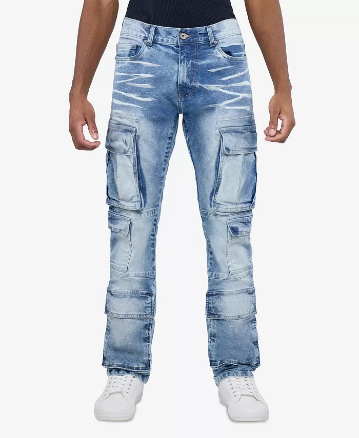 Мужские модные джинсы прямого кроя с карманами по всей поверхности Raw X, синий
Мужские модные джинсы прямого кроя с карманами по всей поверхности Raw X, синий