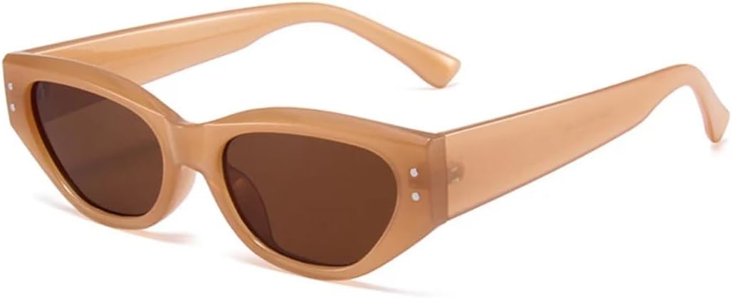 Модные маленькие солнцезащитные очки «кошачий глаз» для женщин, ретро, гелевые, разных цветов, с защитой от УФ-излучения UV400, трендовые для мужчин, в стиле панк с заклепками TYUVIVO, Jelly Tea Tea
Модные маленькие солнцезащитные очки «кошачий глаз» для женщин, ретро, гелевые, разных цветов, с защитой от УФ-излучения UV400, трендовые для мужчин, в стиле панк с заклепками TYUVIVO, Jelly Tea Tea