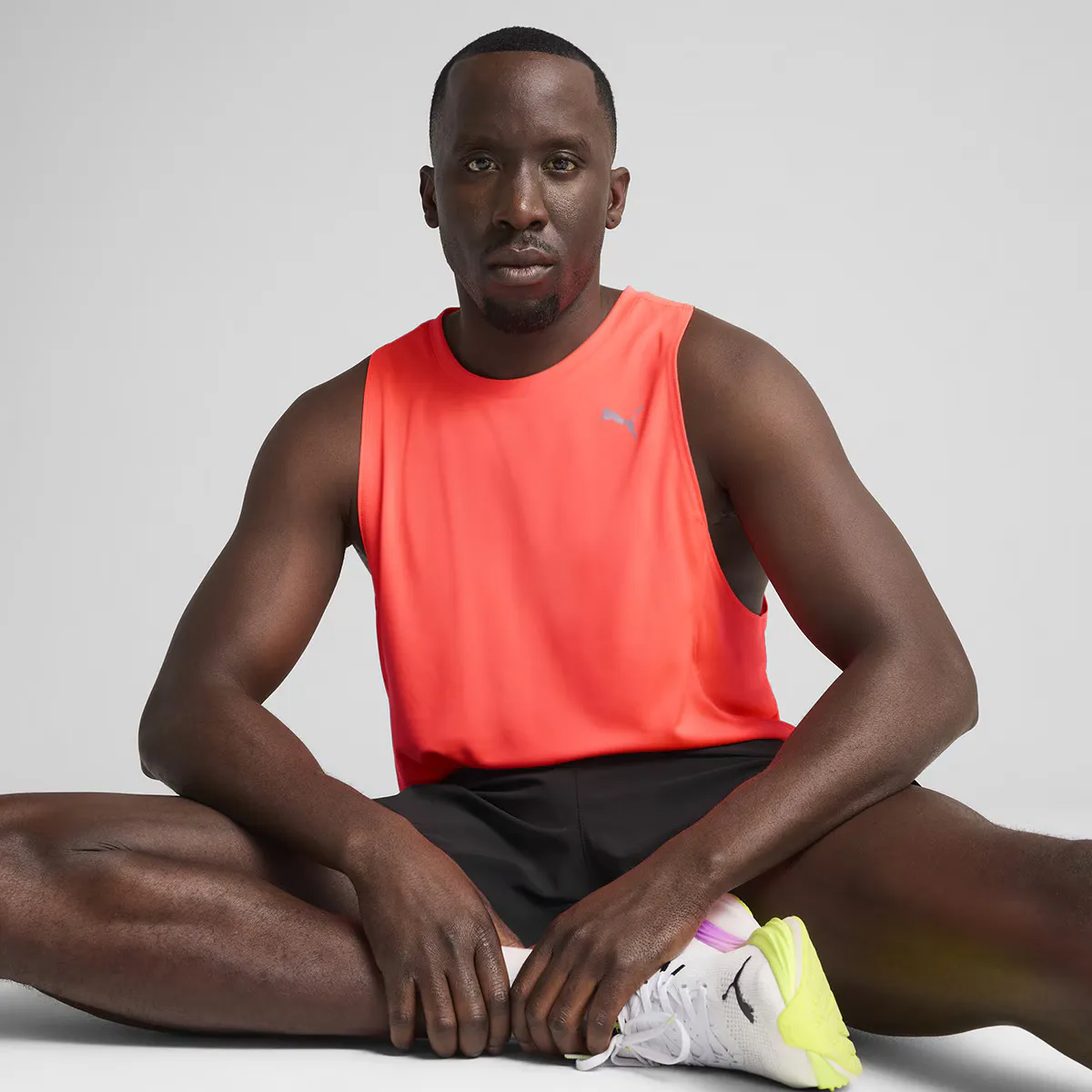 Мужская безрукавка M RUN VELOCITY TANK (POLY) Puma, оранжевый 
Мужская безрукавка M RUN VELOCITY TANK (POLY) Puma, оранжевый