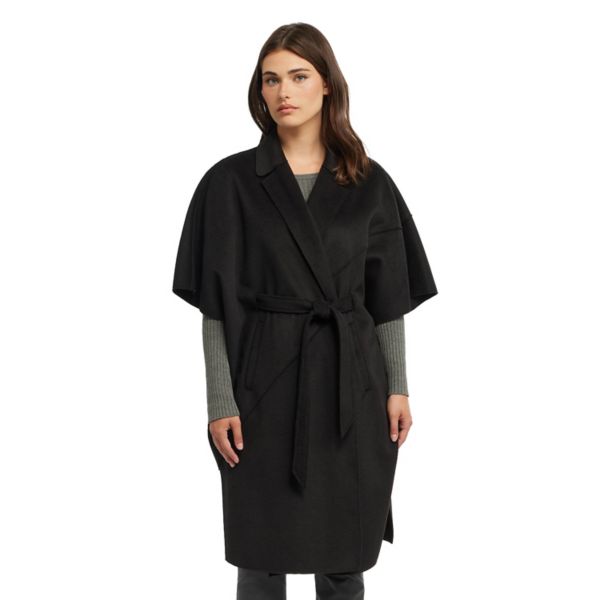 Женское двухстороннее пальто-накидка ручной работы в стиле колор-блок Ellen Tracy, черный
Женское двухстороннее пальто-накидка ручной работы в стиле колор-блок Ellen Tracy, черный