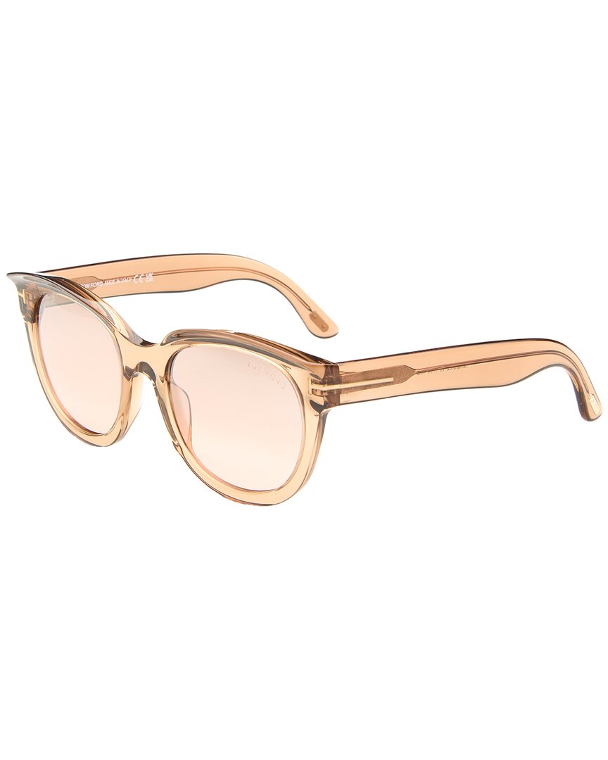 Tom Ford Женские Солнцезащитные очки Tamara 54mm, коричневый
Tom Ford Женские Солнцезащитные очки Tamara 54mm, коричневый