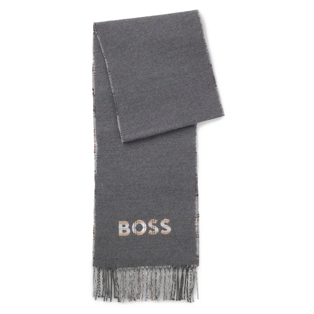 Шарф BOSS Alistar 10275587 01, серый
Шарф BOSS Alistar 10275587 01, серый