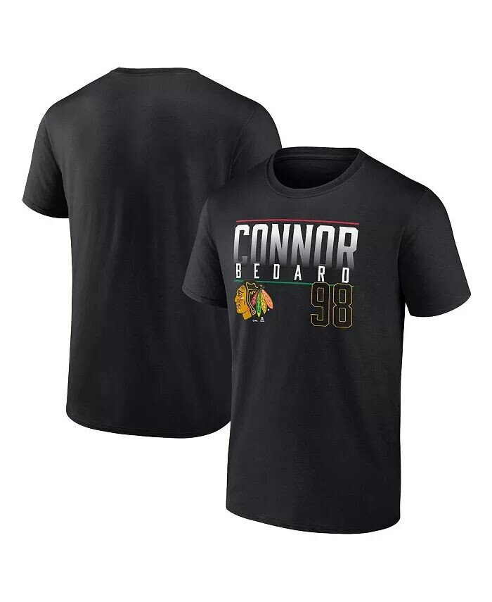 Футболка мужская Connor Bedard Black Chicago Blackhawks с именем и номером Fanatics
Футболка мужская Connor Bedard Black Chicago Blackhawks с именем и номером Fanatics