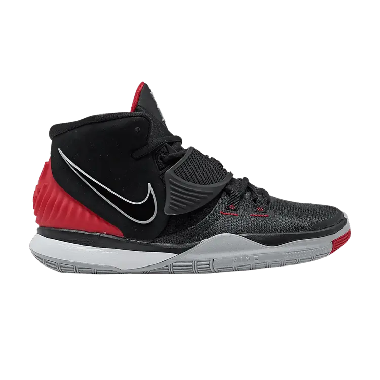 Кроссовки Kyrie 6 GS 'Bred', черный
Кроссовки Kyrie 6 GS 'Bred', черный