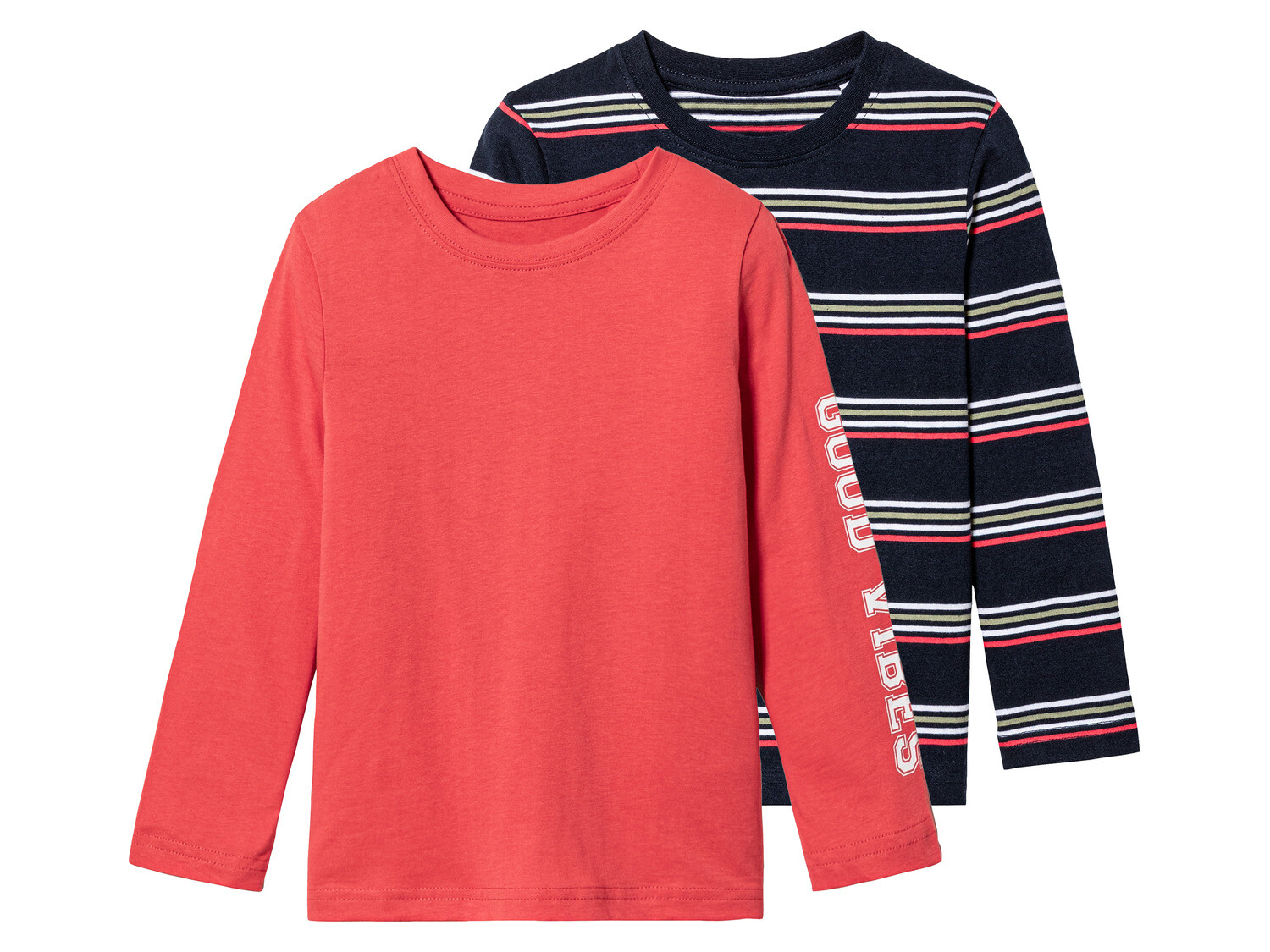 Рубашки с длинными рукавами для малышей lupilu, 2 шт., из чистого хлопка, темно-синий/красный
Рубашки с длинными рукавами для малышей lupilu, 2 шт., из чистого хлопка, темно-синий/красный