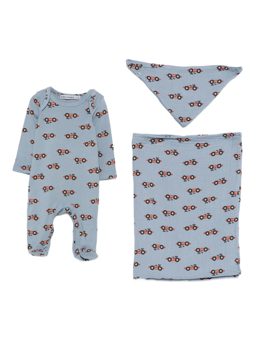 Комплект для новорожденного с принтом Bobo Choses, синий
Комплект для новорожденного с принтом Bobo Choses, синий