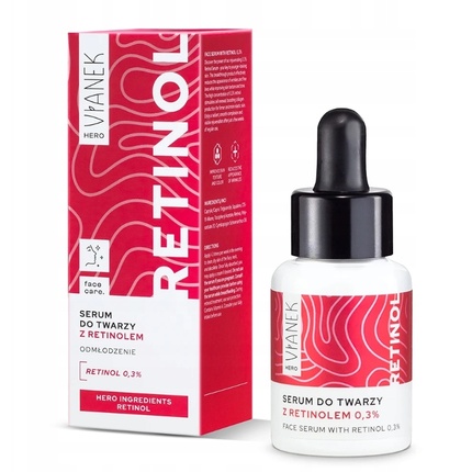 Hero Retinol Сыворотка с ретинолом, 30 мл Vianek
Hero Retinol Сыворотка с ретинолом, 30 мл Vianek