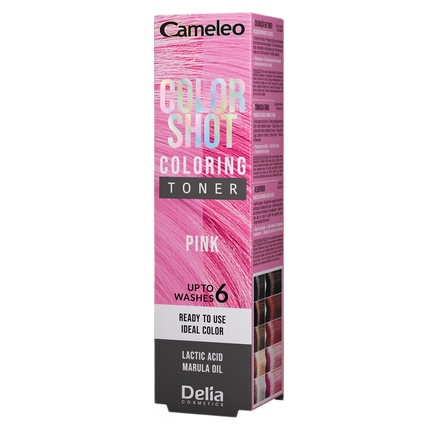 Тонер для волос Color Shot розовый 60 мл Cameleo
Тонер для волос Color Shot розовый 60 мл Cameleo