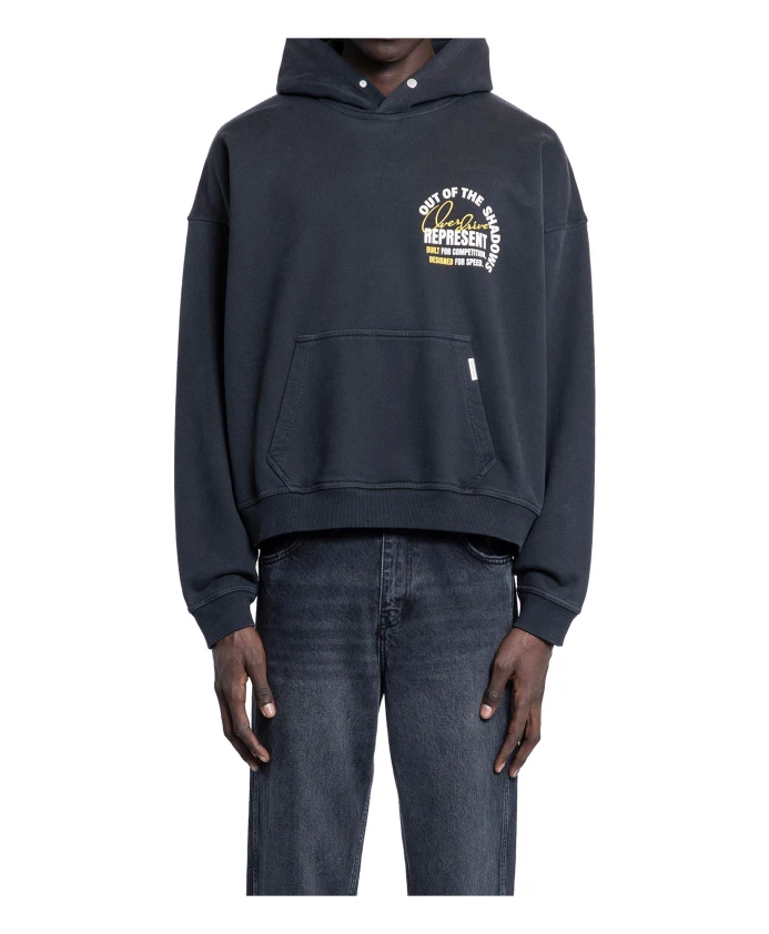 Черная толстовка с графическим логотипом Represent, черный
Черная толстовка с графическим логотипом Represent, черный