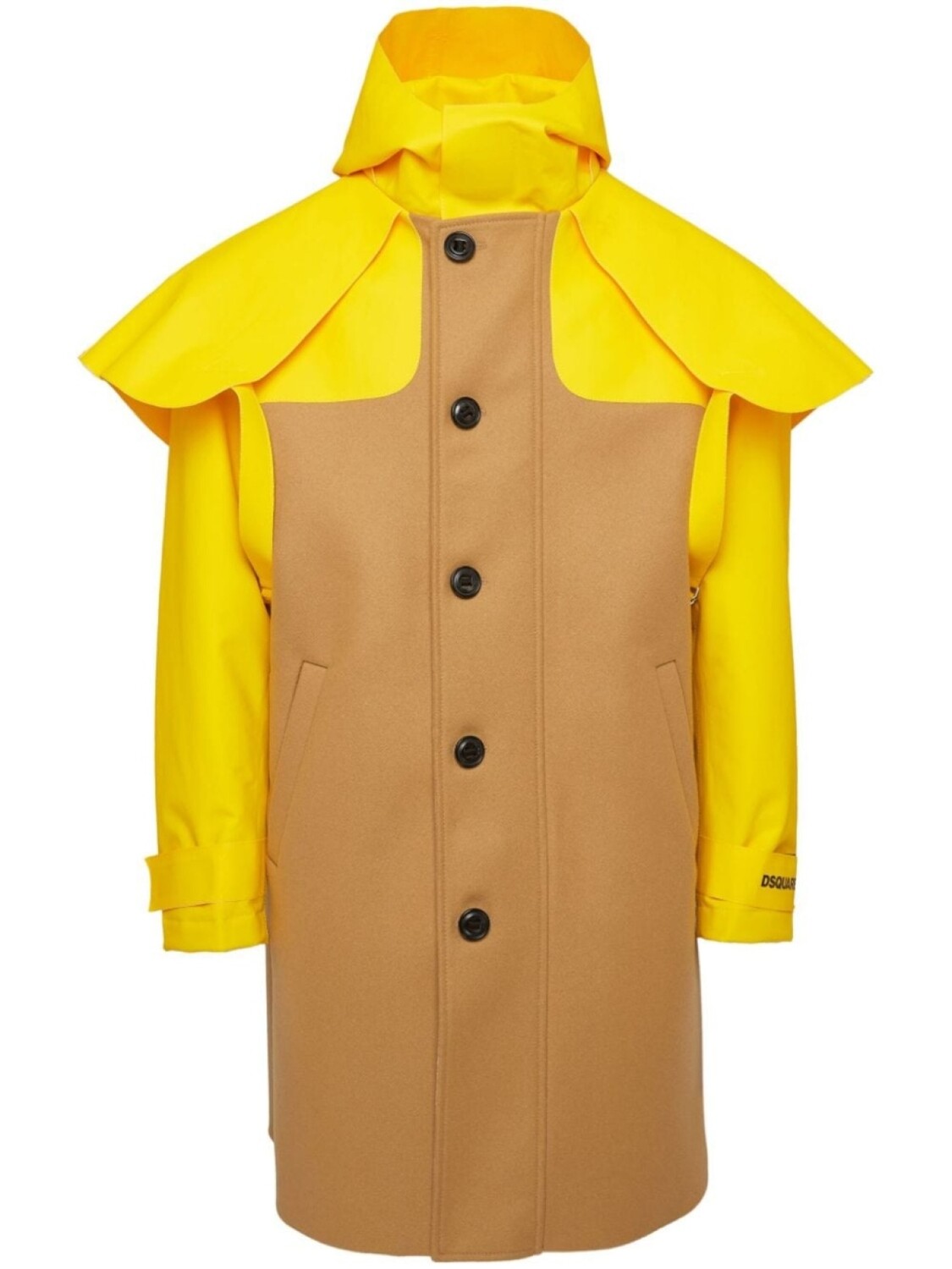 DSQUARED2 многослойное однобортное пальто, коричневый
DSQUARED2 многослойное однобортное пальто, коричневый