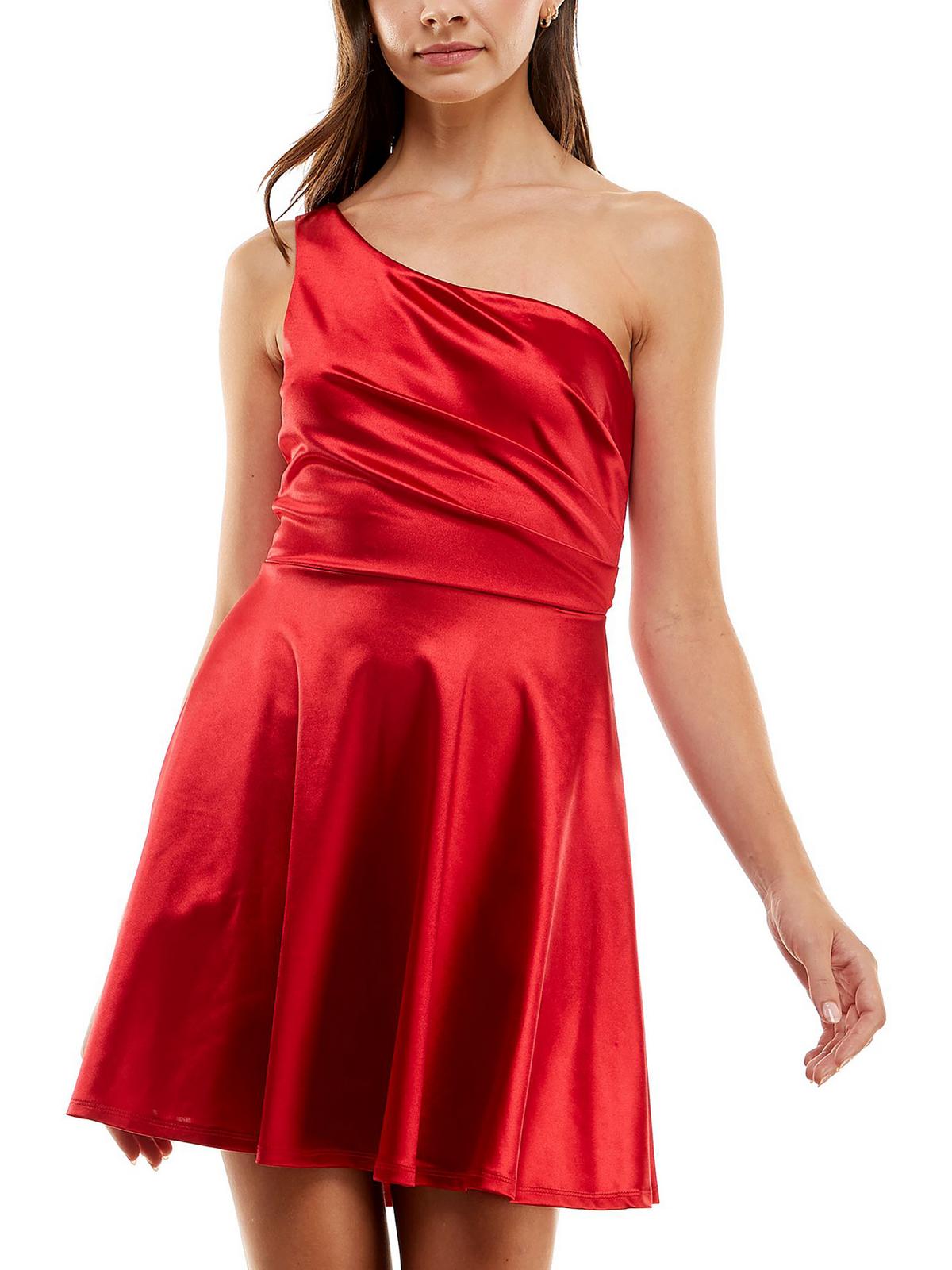 Платье-мини для женщин Juniors со сборками и расклешенным кроем City Studio, красный
Платье-мини для женщин Juniors со сборками и расклешенным кроем City Studio, красный