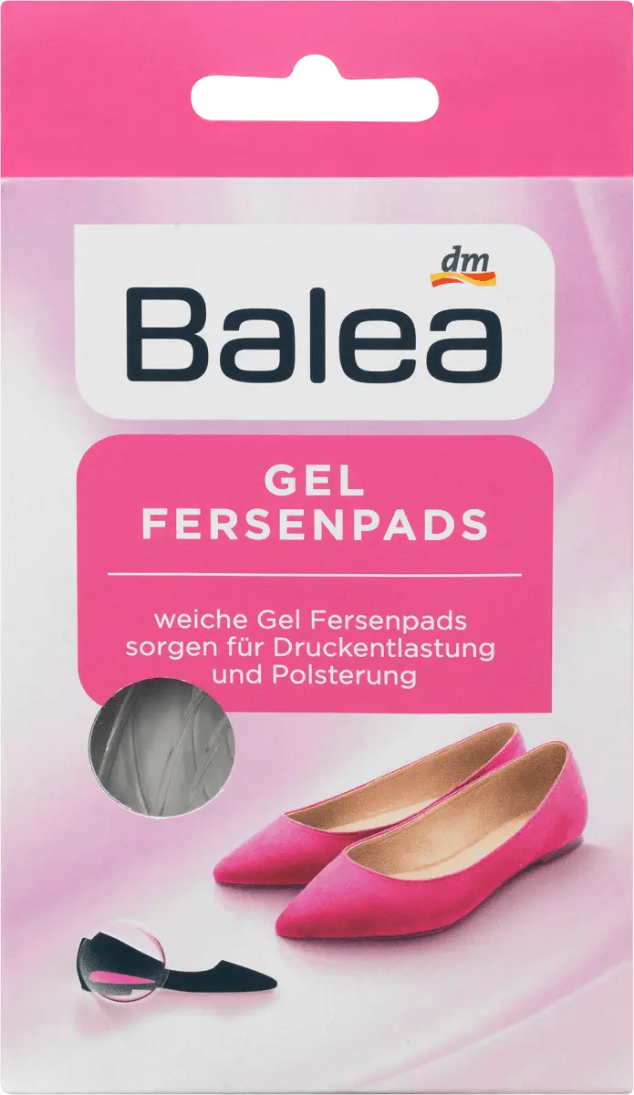 Гелевые подушечки для защиты точек давления на нижней стороне пятки 2 шт. Balea
Гелевые подушечки для защиты точек давления на нижней стороне пятки 2 шт. Balea