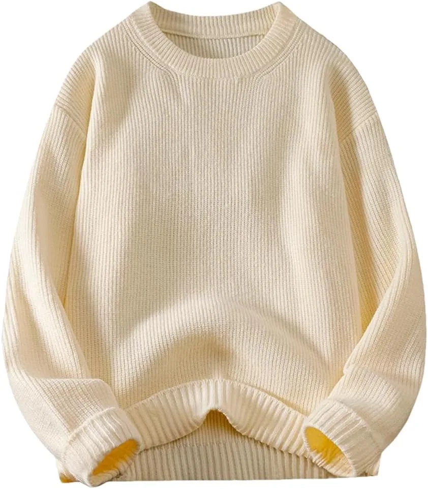 Мужской вязаный свитер с рифленым воротником Fulbant
Мужской вязаный свитер с рифленым воротником Fulbant