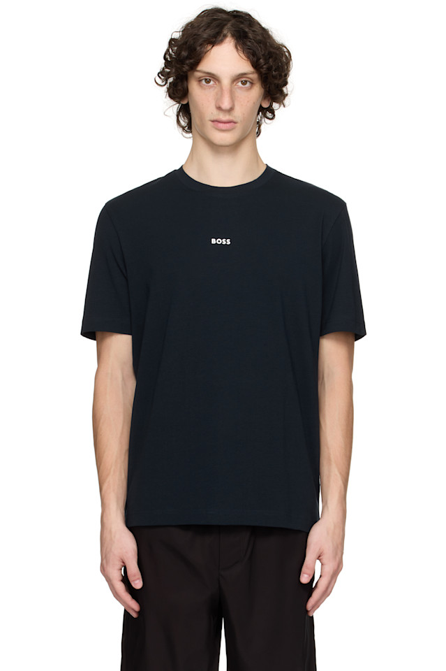 Футболка с принтом логотипа свободного кроя Boss, синий
Футболка с принтом логотипа свободного кроя Boss, синий