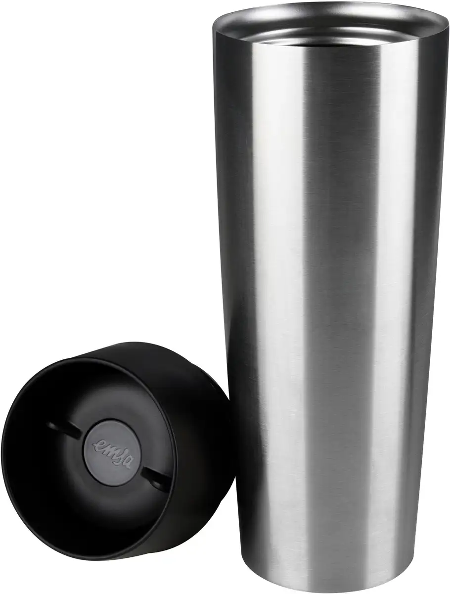 Термокружка Emsa "Travel Mug Grande", 0,5 л, нержавеющая сталь, отверстие для питья на 360°, можно мыть в посудомоечной машине, 6 часов в тепле/12 часов в холоде Ø 8х24,2 см, цвет edelstahlfarben/schwarz
Термокружка Emsa "Travel Mug Grande", 0,5 л, нержавеющая сталь, отверстие для питья на 360°, можно мыть в посудомоечной машине, 6 часов в тепле/12 часов в холоде Ø 8х24,2 см, цвет edelstahlfarben/schwarz