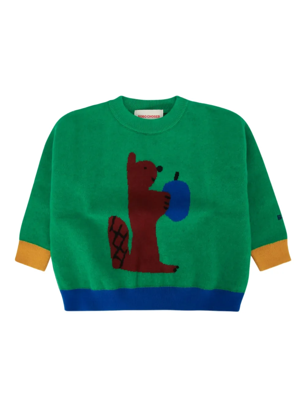 Жаккардовый свитшот с беличьей шерстью BOBO CHOSES, зеленый
Жаккардовый свитшот с беличьей шерстью BOBO CHOSES, зеленый