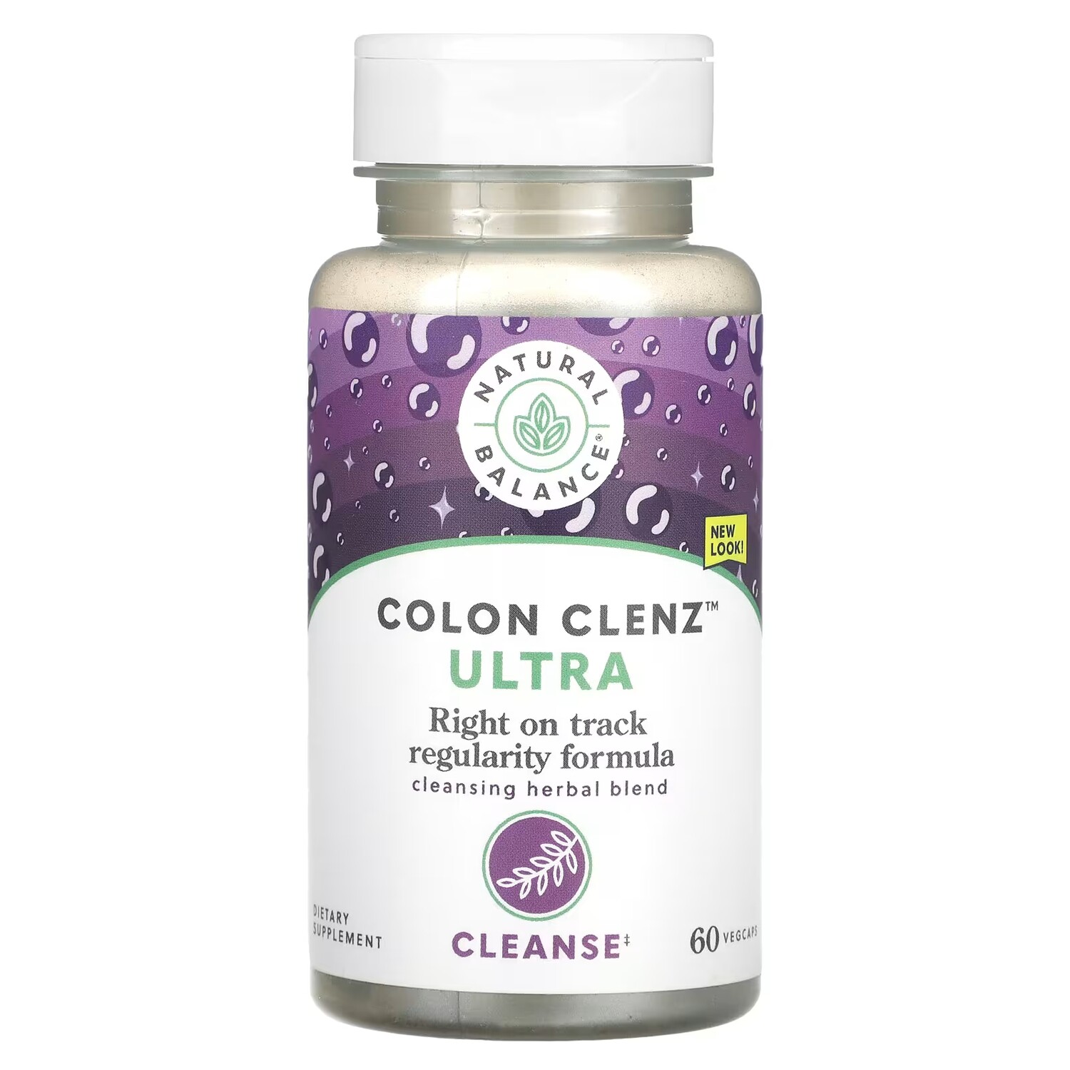 Добавка Natural Balance Ultra Colon Clenz, 60 растительных капсул
Добавка Natural Balance Ultra Colon Clenz, 60 растительных капсул