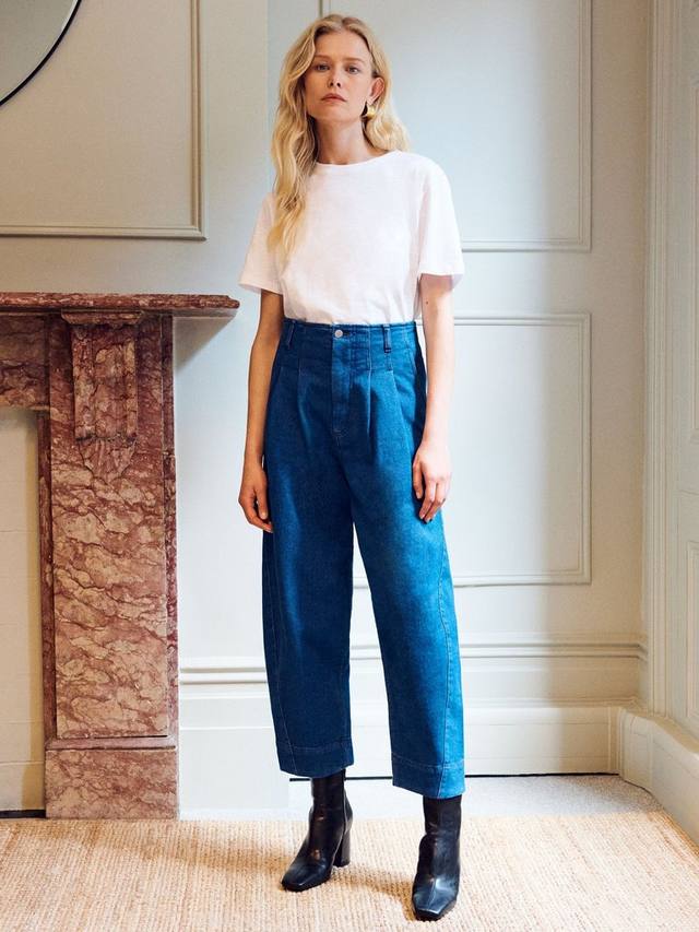 Укороченные джинсы уэверли бочкообразная штанина VIVERE, синий
Укороченные джинсы уэверли бочкообразная штанина VIVERE, синий