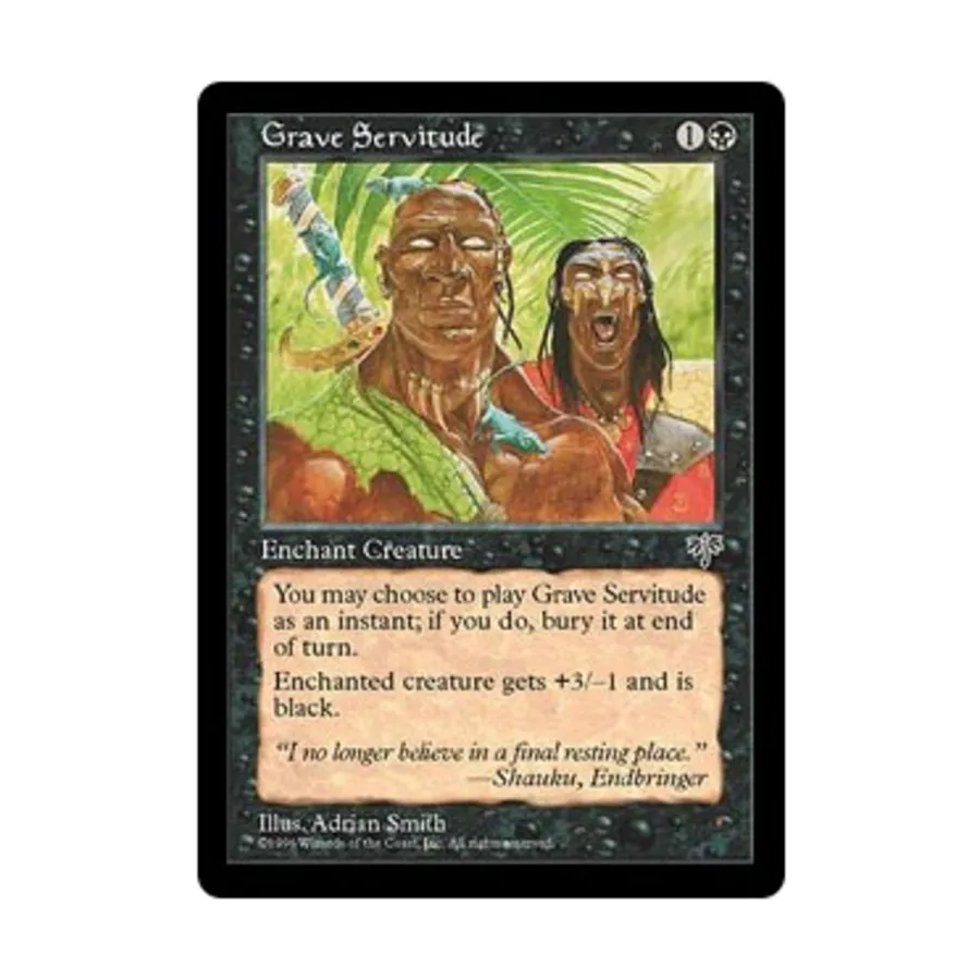 CCG Тяжёлое рабство (С), MTG - Mirage 
CCG Тяжёлое рабство (С), MTG - Mirage