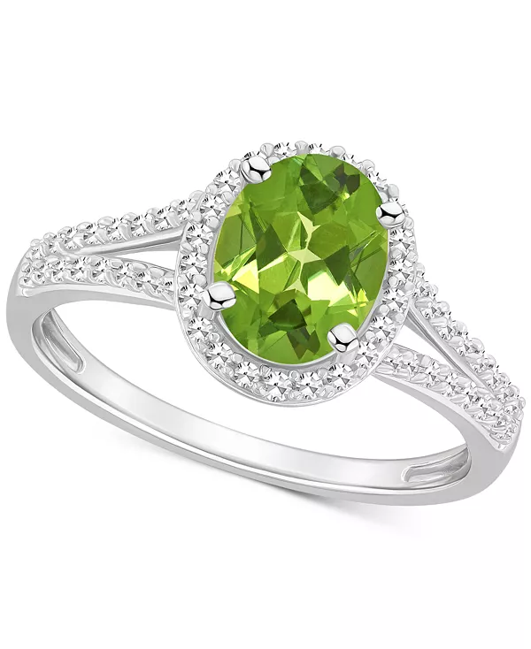 Кольцо с аметистом (1-1/5 карата tw) и бриллиантом (1/4 карата tw) в форме овального гало, разделенное на две части, из стерлингового серебра (также с цитрином, гранатом, перидотом и голубым топазом) Macy'S, peridot
Кольцо с аметистом (1-1/5 карата tw) и бриллиантом (1/4 карата tw) в форме овального гало, разделенное на две части, из стерлингового серебра (также с цитрином, гранатом, перидотом и голубым топазом) Macy'S, peridot
