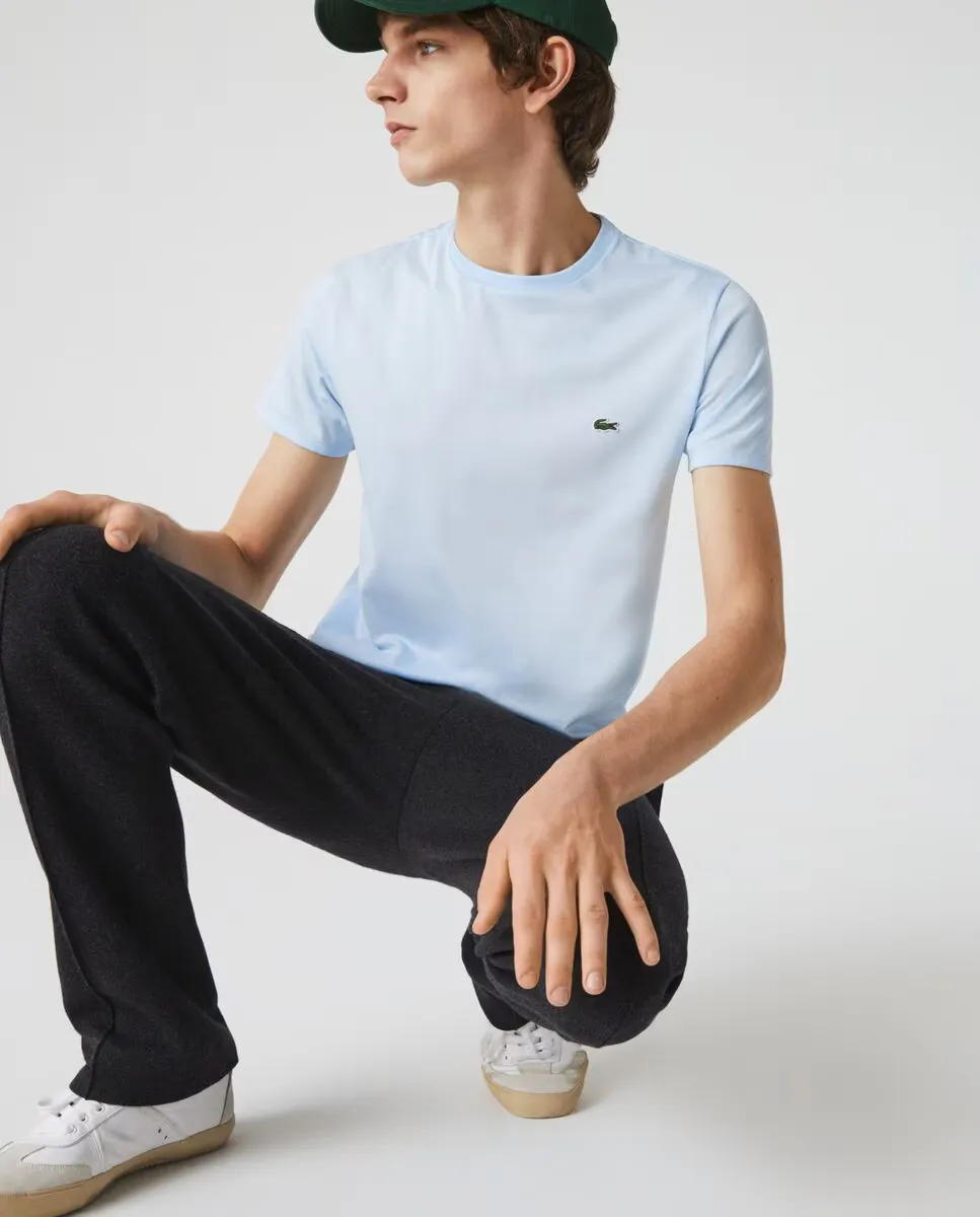 Футболка мужская с короткими рукавами из трикотажного хлопка пима Lacoste, светло-голубой
Футболка мужская с короткими рукавами из трикотажного хлопка пима Lacoste, светло-голубой