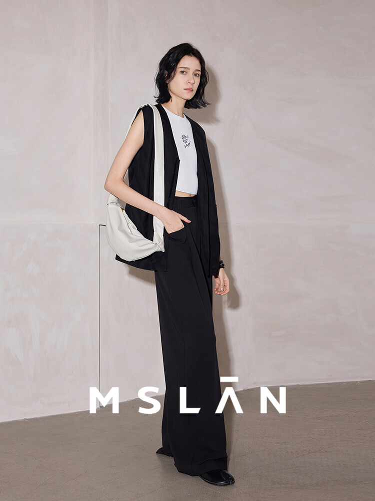 Брюки женские MSlan прямые, черный
Брюки женские MSlan прямые, черный