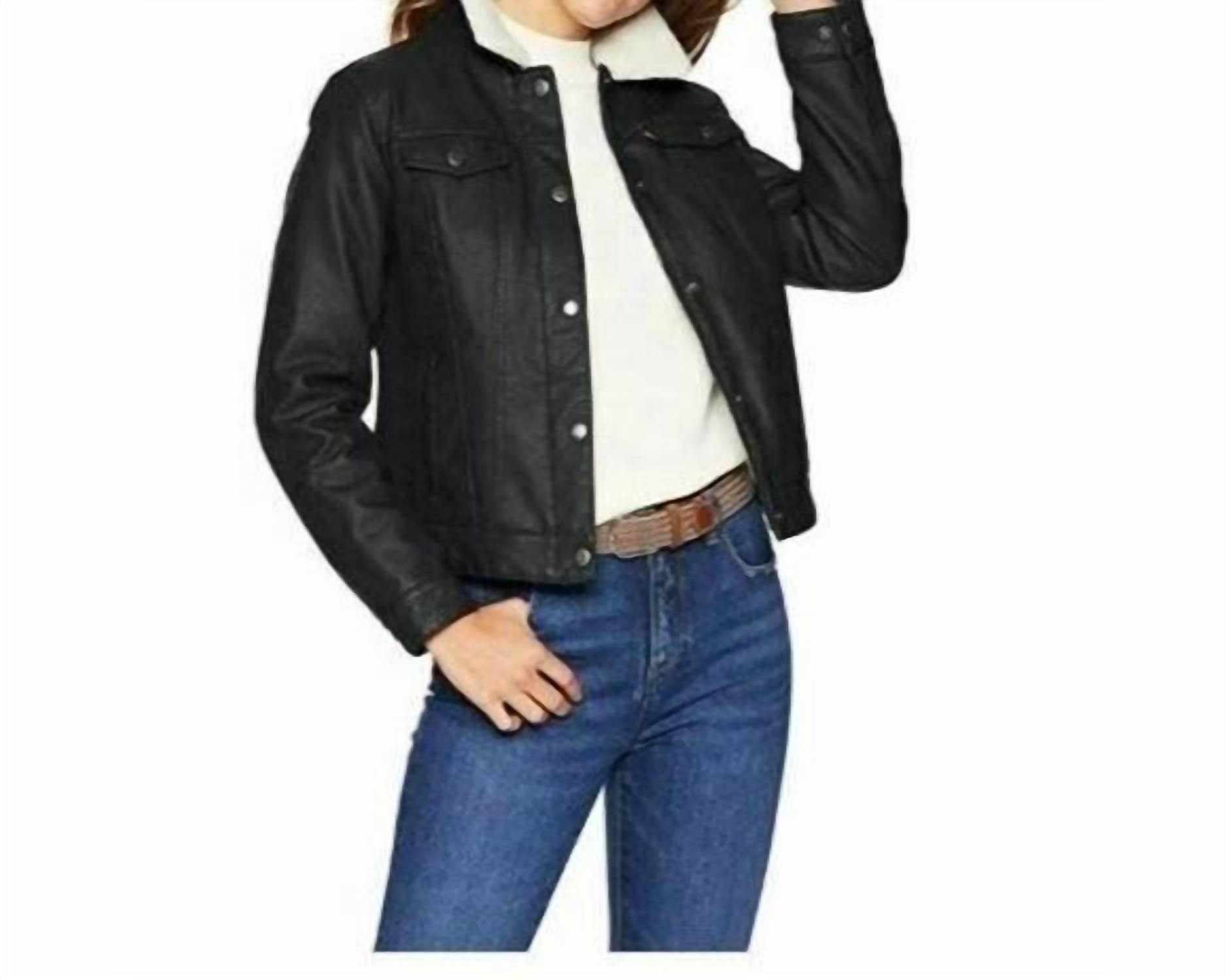 Классическая куртка Trucker Jacket из искусственной кожи с подкладкой из искусственной шерпы черного цвета Levi's, Черный, Классическая куртка Trucker Jacket из искусственной кожи с подкладкой из искусственной шерпы черного цвета Levi's
Классическая куртка Trucker Jacket из искусственной кожи с подкладкой из искусственной шерпы черного цвета Levi's, Черный, Классическая куртка Trucker Jacket из искусственной кожи с подкладкой из искусственной шерпы черного цвета Levi's
