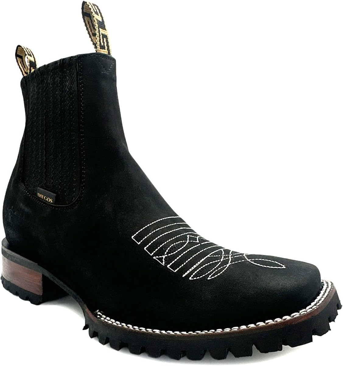 Мужские западные кожаные ботинки The Western Shops с квадратным носком и низким голенищем, черный
Мужские западные кожаные ботинки The Western Shops с квадратным носком и низким голенищем, черный