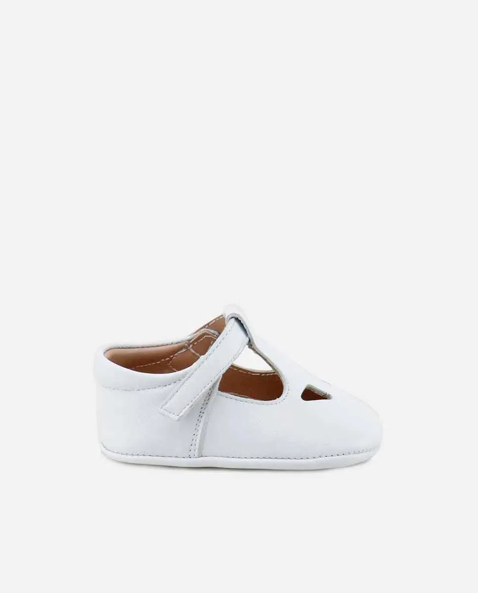 Детские пинетки из кожи в стиле Eli 1957, белый
Детские пинетки из кожи в стиле Eli 1957, белый