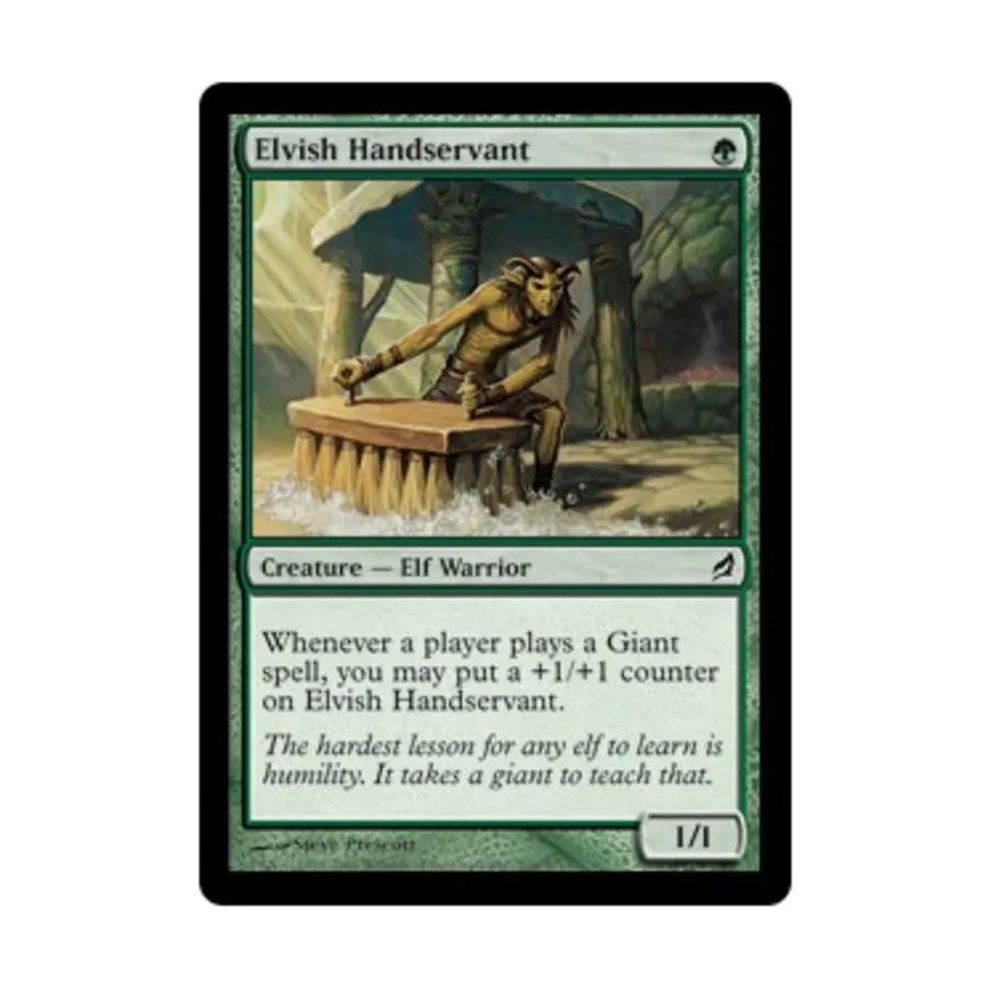 CCG Эльфийский слуга (клавиша C), MTG - Lorwyn
CCG Эльфийский слуга (клавиша C), MTG - Lorwyn