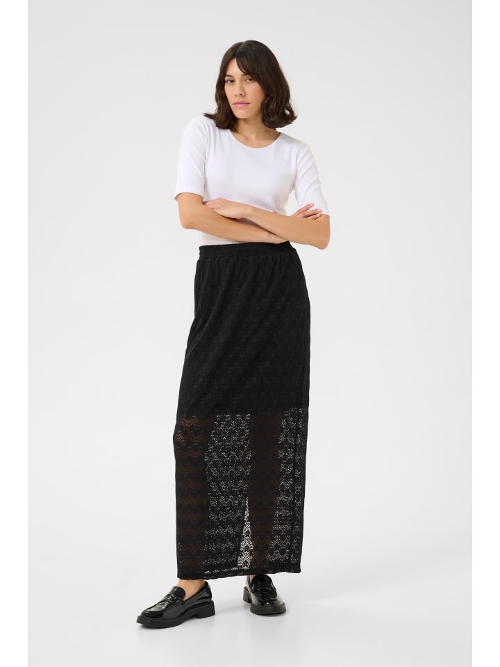 Юбка длиной до колена Kaffe, глубокий черный
Юбка длиной до колена Kaffe, глубокий черный