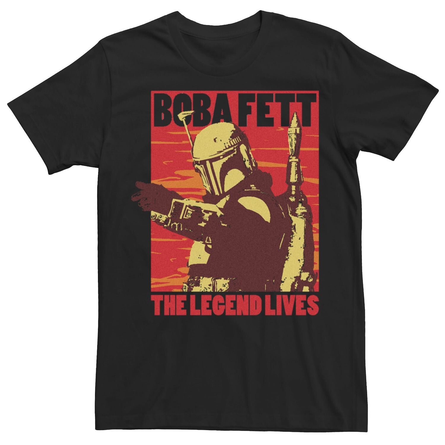 Мужская футболка Star Wars Boba Fett The Legend Lives Boba Licensed Character
Мужская футболка Star Wars Boba Fett The Legend Lives Boba Licensed Character