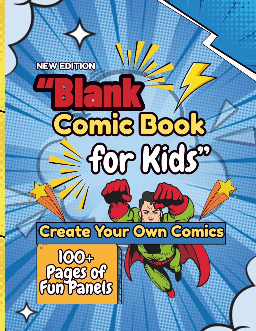 Blank Comic Book of Adventures: Make, Draw & Design Your Own Stories For all ages Kids: Fun Comic Drawing Journal for Kids | Includes Belongs-To Page, ... Dividers, and Reward Certificate at the End (Independently published)
Blank Comic Book of Adventures: Make, Draw & Design Your Own Stories For all ages Kids: Fun Comic Drawing Journal for Kids | Includes Belongs-To Page, ... Dividers, and Reward Certificate at the End (Independently published)
