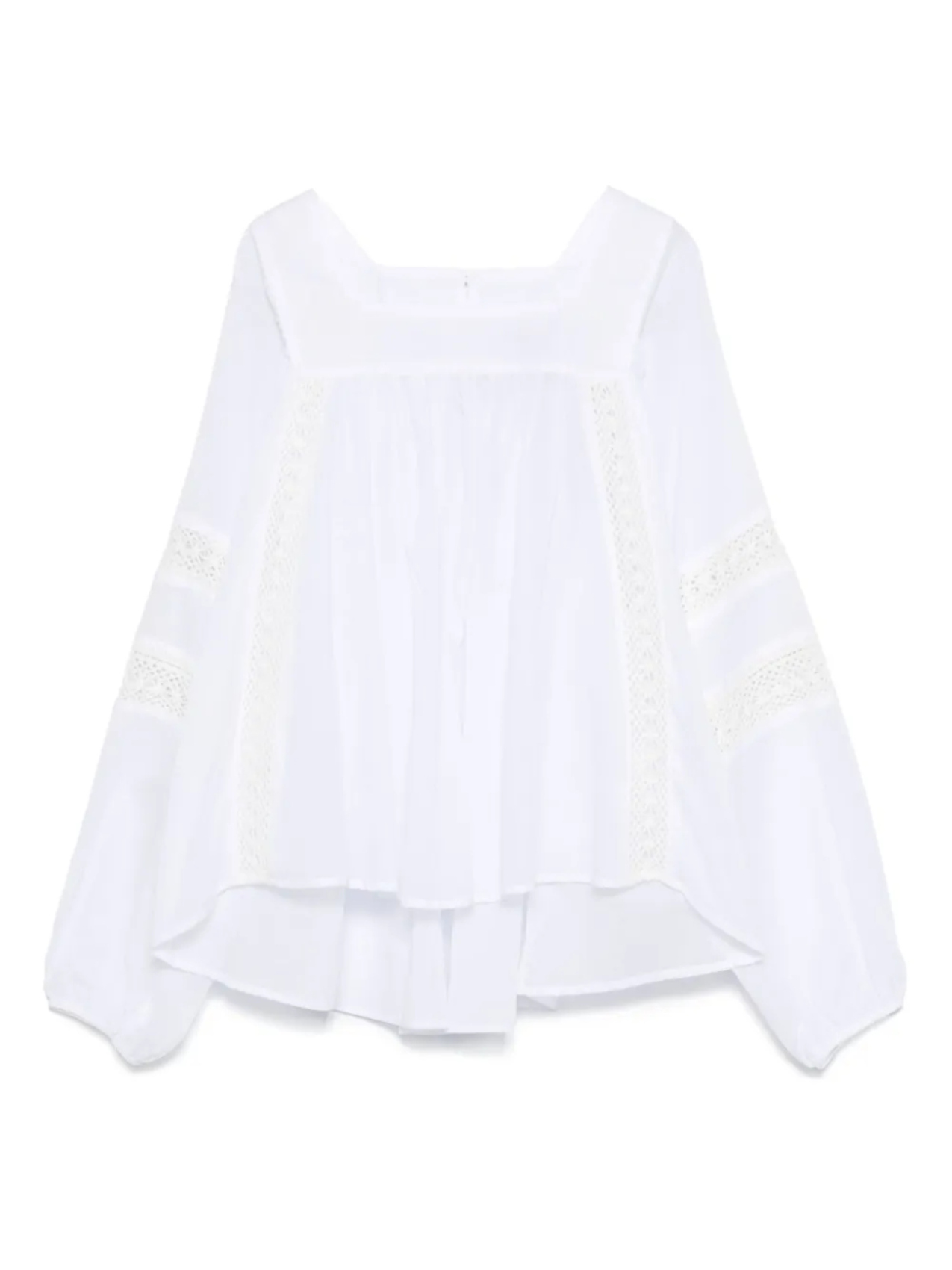 Блузка из хлопка с кружевными вставками PNK, белый
Блузка из хлопка с кружевными вставками PNK, белый