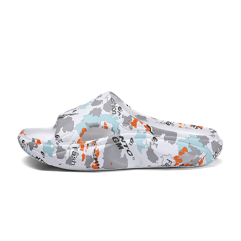 Мужские сандалии-слайдеры из ЭВА с амортизацией, тихие, устойчивые к запахам и истиранию NANJIREN, White Orange 
Мужские сандалии-слайдеры из ЭВА с амортизацией, тихие, устойчивые к запахам и истиранию NANJIREN, White Orange