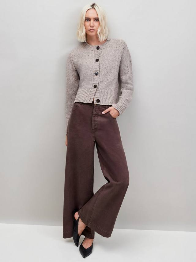 Кардиган из шерсти Donegal с крапинками Ro&Zo, Natural
Кардиган из шерсти Donegal с крапинками Ro&Zo, Natural