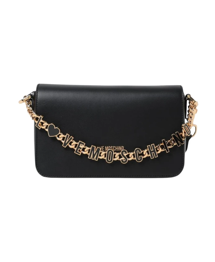 Сумка через плечо с цепочкой Love Moschino, черный
Сумка через плечо с цепочкой Love Moschino, черный