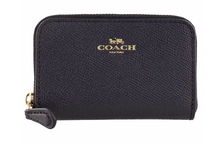 COACH Кожаный женский кошелек для монет в темно-синем цвете
COACH Кожаный женский кошелек для монет в темно-синем цвете