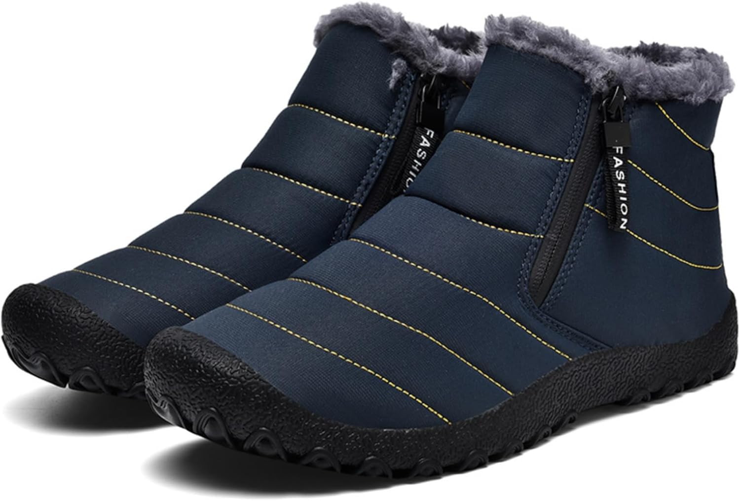 Мужские зимние ботинки до щиколотки - с меховой подкладкой, водонепроницаемые, без шнурков, с противоскользящей и водоотталкивающей поверхностью, идеально подходят для прогулок на природе и повседневной носки Aokisx, синий
Мужские зимние ботинки до щиколотки - с меховой подкладкой, водонепроницаемые, без шнурков, с противоскользящей и водоотталкивающей поверхностью, идеально подходят для прогулок на природе и повседневной носки Aokisx, синий