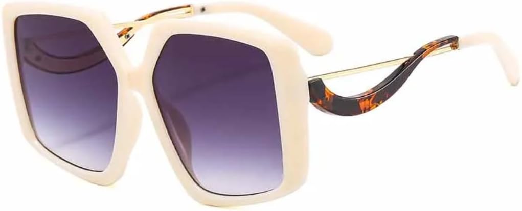 Роскошные трендовые солнцезащитные очки в крупной квадратной оправе для женщин, с полыми дужками, в стиле панк, для мужчин, для активного отдыха и путешествий, с защитой от УФ-излучения UV400 TVTBBVV, Beige Gray
Роскошные трендовые солнцезащитные очки в крупной квадратной оправе для женщин, с полыми дужками, в стиле панк, для мужчин, для активного отдыха и путешествий, с защитой от УФ-излучения UV400 TVTBBVV, Beige Gray