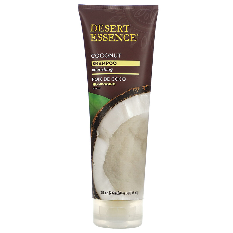 Desert Essence, шампунь питательный с кокосом, 237 мл (8 жидк. унций)
Desert Essence, шампунь питательный с кокосом, 237 мл (8 жидк. унций)