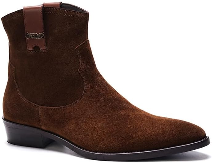 Мужские ковбойские сапоги Carlos Santana Zappa, Застежка-молния, Резиновая подошва и мягкая стелька, Верх из кожи теленка, Tobacco Brown Suede
Мужские ковбойские сапоги Carlos Santana Zappa, Застежка-молния, Резиновая подошва и мягкая стелька, Верх из кожи теленка, Tobacco Brown Suede