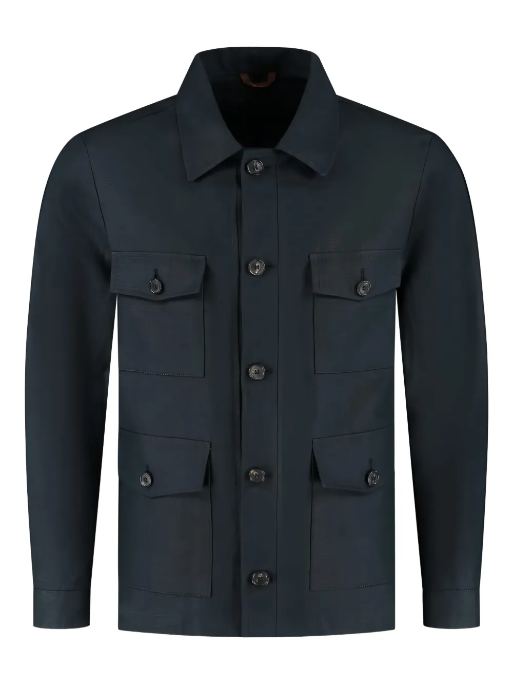 Куртка-рубашка с карманами Luigi Borrelli, синий
Куртка-рубашка с карманами Luigi Borrelli, синий