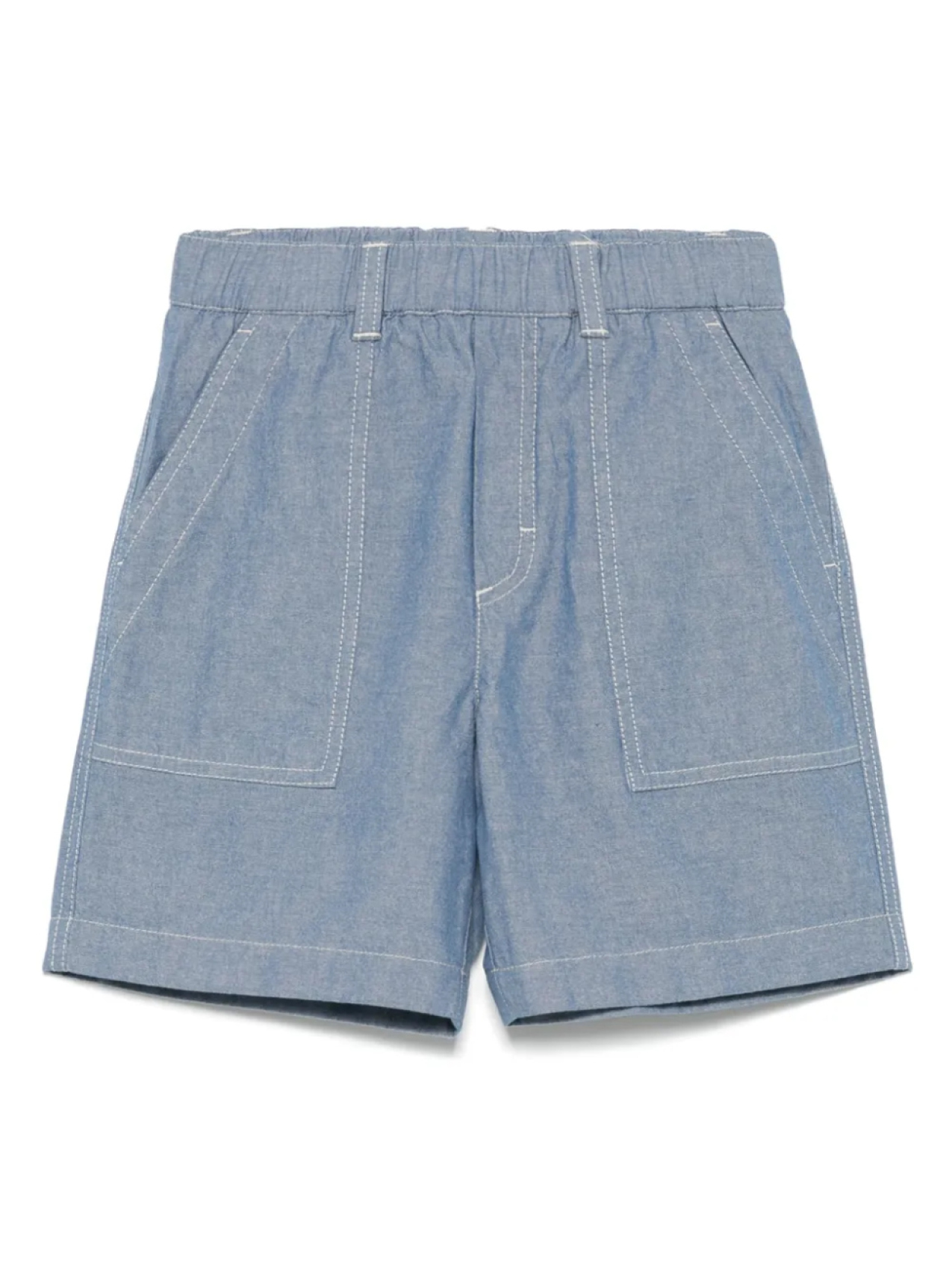 Шорты из ткани шамбре Moncler Enfant, синий
Шорты из ткани шамбре Moncler Enfant, синий